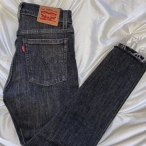 High-Waisted Wedgie Skinny Jeans